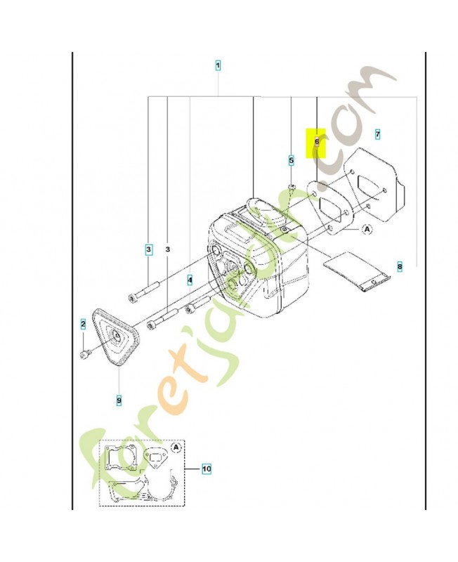 joint 90cc pro 598431201- Pièce détachée Husqvarna