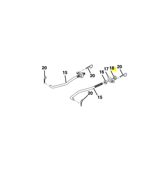 Ecrou Husqvarna ref. 596135601
