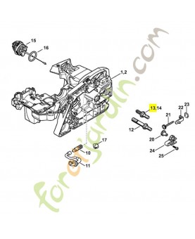 Vis embase 0000-664-2411. Pièce détachée Stihl / Vicking