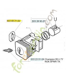 Joint référence 503492102 HUSQVARNA