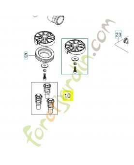 Piston complète kit 3pcs 592617678. Pièce détachée Husqvarna