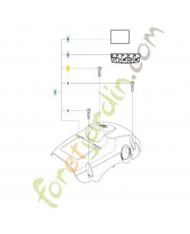 Vis  référence 574320601 et 545070001 husqvarna