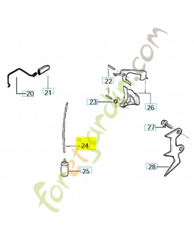 Durite tronçonneuse 530069247. Pièce de rechange Husqvarna