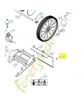 Vis tole 4.2x16 référence 519653426 husqvarna