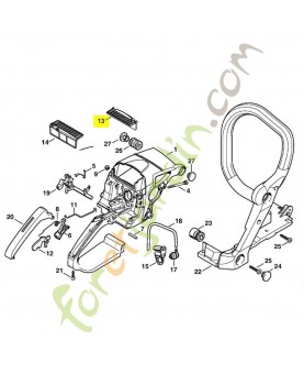 Préfiltre 1127-124-1501. Pièce détachée Stihl / Vicking