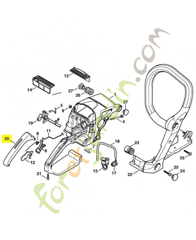 Monture 1123-791-0600 STIHL