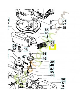 Couvercle 531205276. Pièce de rechange Husqvarna