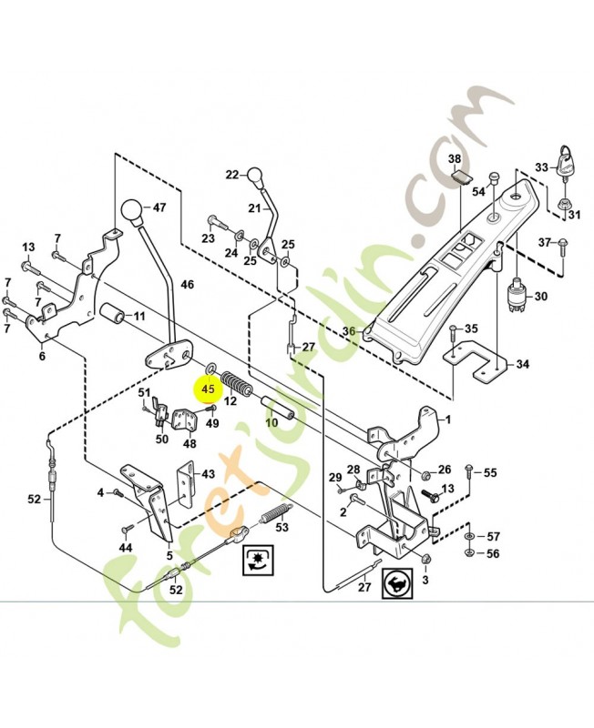 Rondelle 16x22x1 9296-021-1642. Pièce de rechange Sithl / Vicking