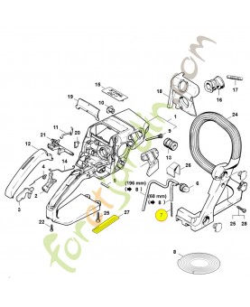 Ressort de pression 0000-997-0229. Pièce de rechange Sithl / Vicking