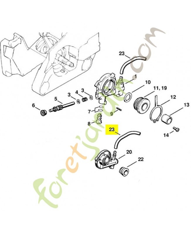 tuyau 1124-007-1010 stihl