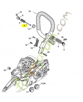 Arretoir 1135-790-8100. Pièce détachée Stihl