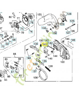 plaque 513730601 Pièce de rechange Husqvarna