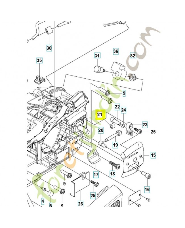 Engrenage 501899401. Pièce détachée Husqvarna Engrenage 501899401. Pièce détachée Husqvarna