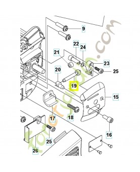 VIS SANS FIN 501904301. Pièce détachée Husqvarna
