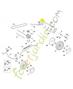 Pignon. Pièce de rechange Sithl / Vicking référence 6105-704-7410