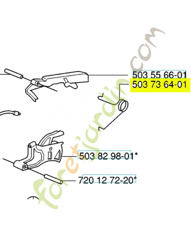 Ressort 503736401 husqvarna