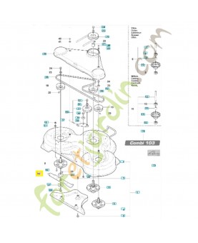 lame 544102710. Pièce de rechange Husqvarna