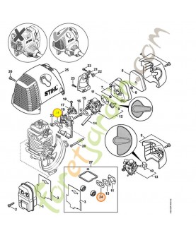 Joint 4180-129-0904. Pièce détachée Stihl / Vicking