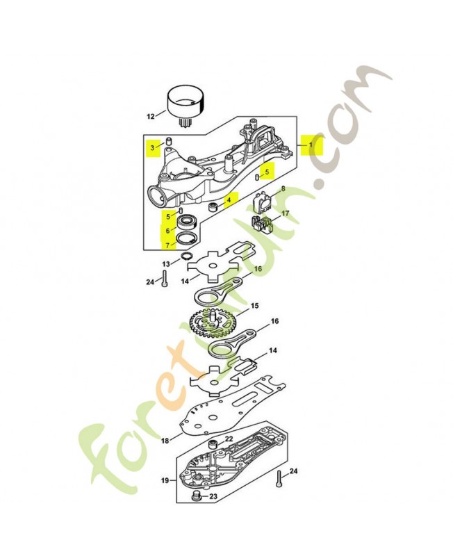 Carter du réducteur