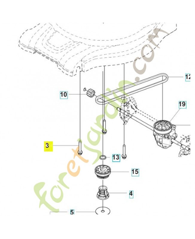 Vis husqvarna ref. 578294801