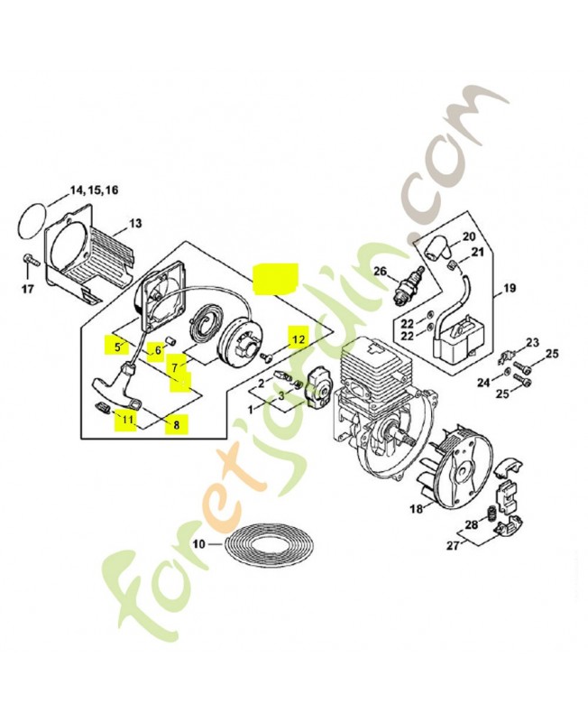 Dispositif de lancement 4226-190-4006. Pièce de rechange Sithl Dispositif de lancement 4226-190-4006. Pièce de rechange Sithl