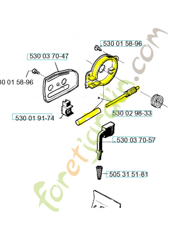 Pompe a huile et 530029838 husqvarna