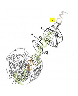 Vis cylind is d5x18 9075-478-4085. Pièce détachée Stihl / Vicking