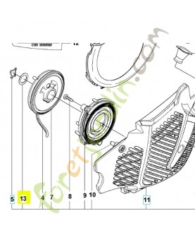Rondelle 505158501. Pièce de rechange Husqvarna