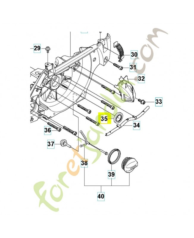 Joint radial 505486801 husqvarna