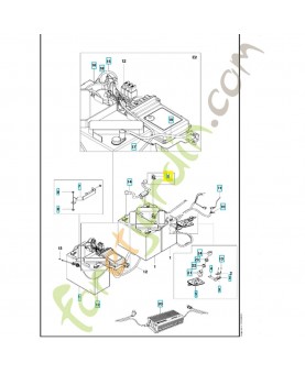 Interrupteur 506909601. Pièce de rechange Husqvarna