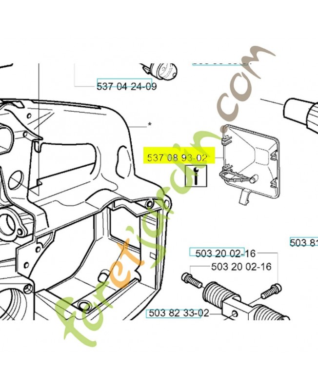 Capuchon bougie 537089302 husqvarna Capuchon bougie 537089302 husqvarna