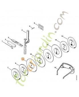 Meule 140x4.5x12 5202-750-7010 stihl