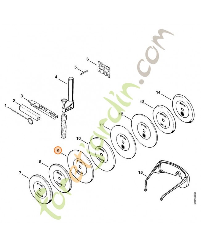 Meule 140x4.5x12 5202-750-7010 stihl Meule 140x4.5x12 5202-750-7010 stihl
