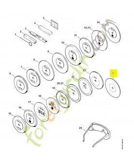 Limiteur de profondeur hexa 5203-750-7018 stihl