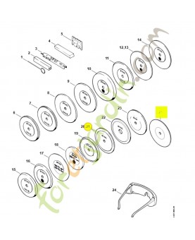 Meule diam.p.duro 125x6x12 usg  stihl 5203-757-0906