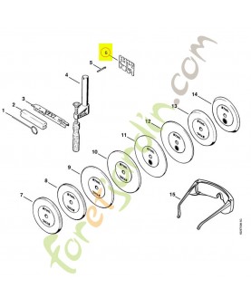 Calibre à dresser 3/8" rh 5203-893-6308 stihl