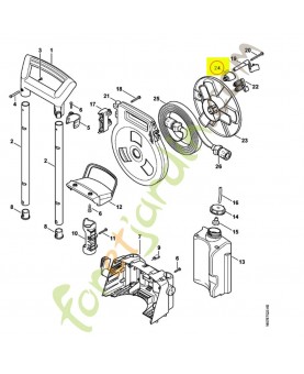 Poignee stihl 4768-791-0201
