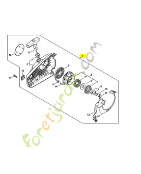 Carter de ventilateur avec lanceur