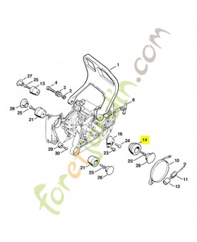 Butoir Butoir annulaire 1122-790-9902. Pièce détachée Stihl / Vicking stihl