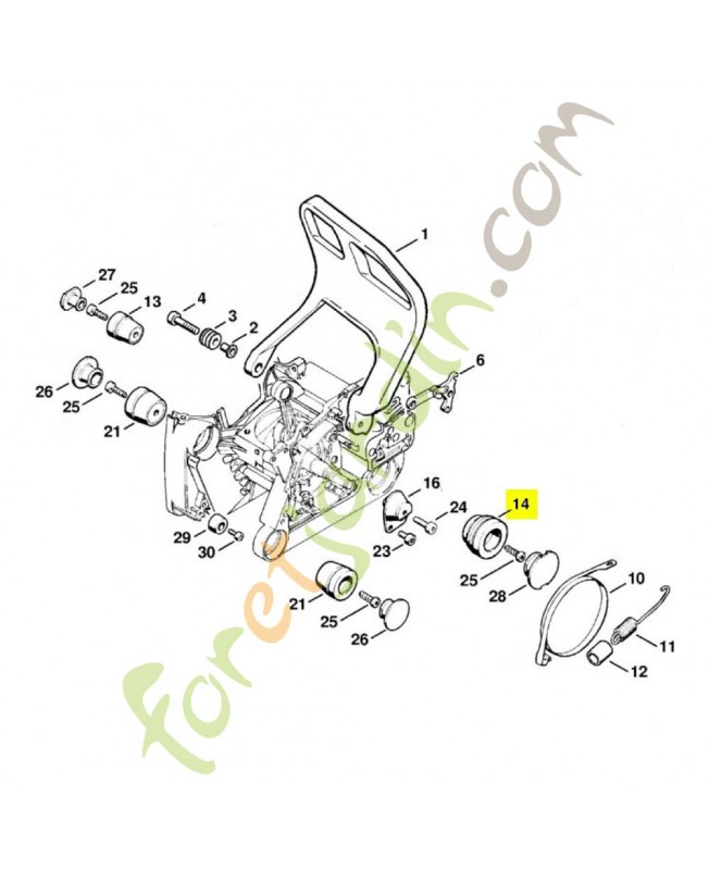 Butoir Butoir annulaire 1122-790-9902. Pièce détachée Stihl / Vicking stihl Butoir Butoir annulaire 1122-790-9902. Pièce détachée Stihl / Vicking stihl