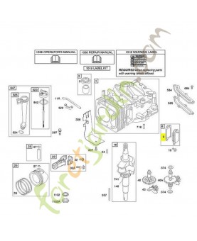 699833 Joint de reniflard Briggs & Stratton
