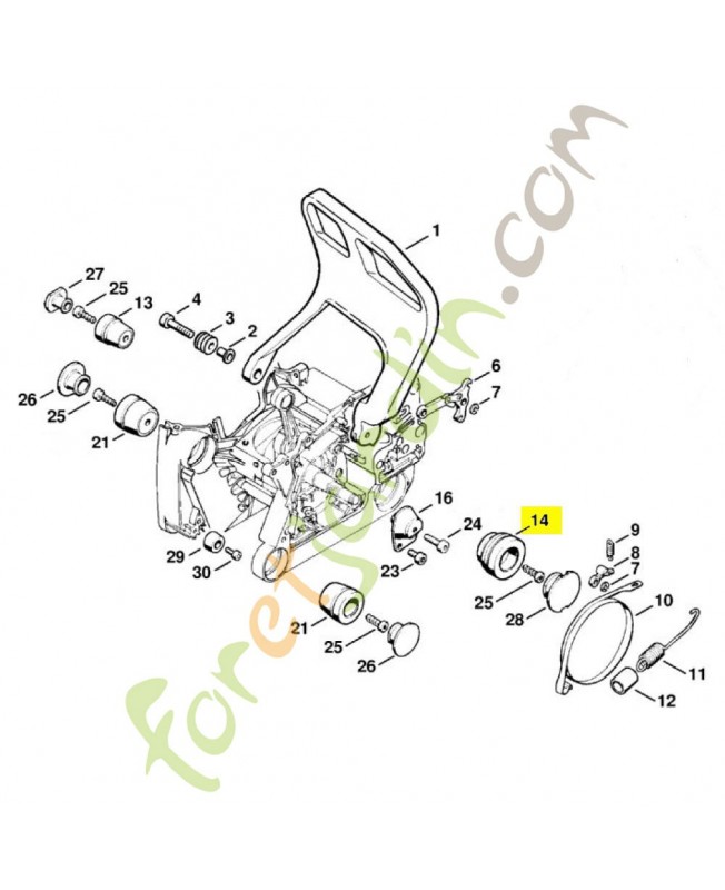 Butoir  référence 1122-790-9901 stihl
