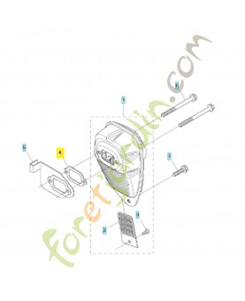 Joint silencieux 537333101. Pièce de rechange Husqvarna