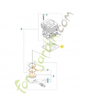 Joint de cylindre 537333002. Pièce détachée Husqvarna