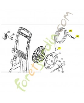 flexible haute pression 4915-500-0819 Pièce de rechange Sithl 500-0819