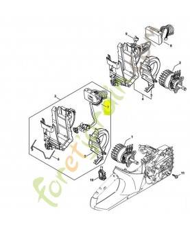 Module électronique stihl réf. 1250-430-1402
