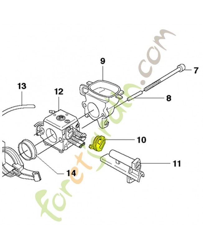 Levier 503684101. Pièce de rechange Husqvarna