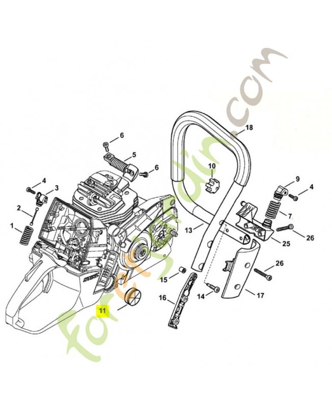 Butoir d'arrêt 1138-791-5903 stihl