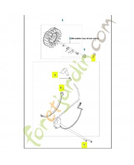 Module 588193103 H572Xp Mb. Pièce détachée Husqvarna