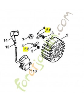 Cliquet (ergost.)Stihl réf 1123-195-7202- Pièce détachée Stihl / Vicking